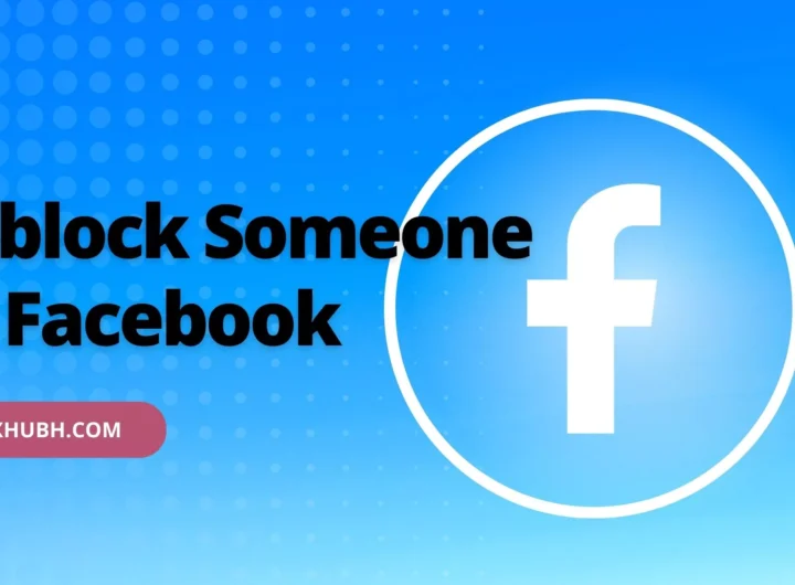 Unblock someone on Faceboo